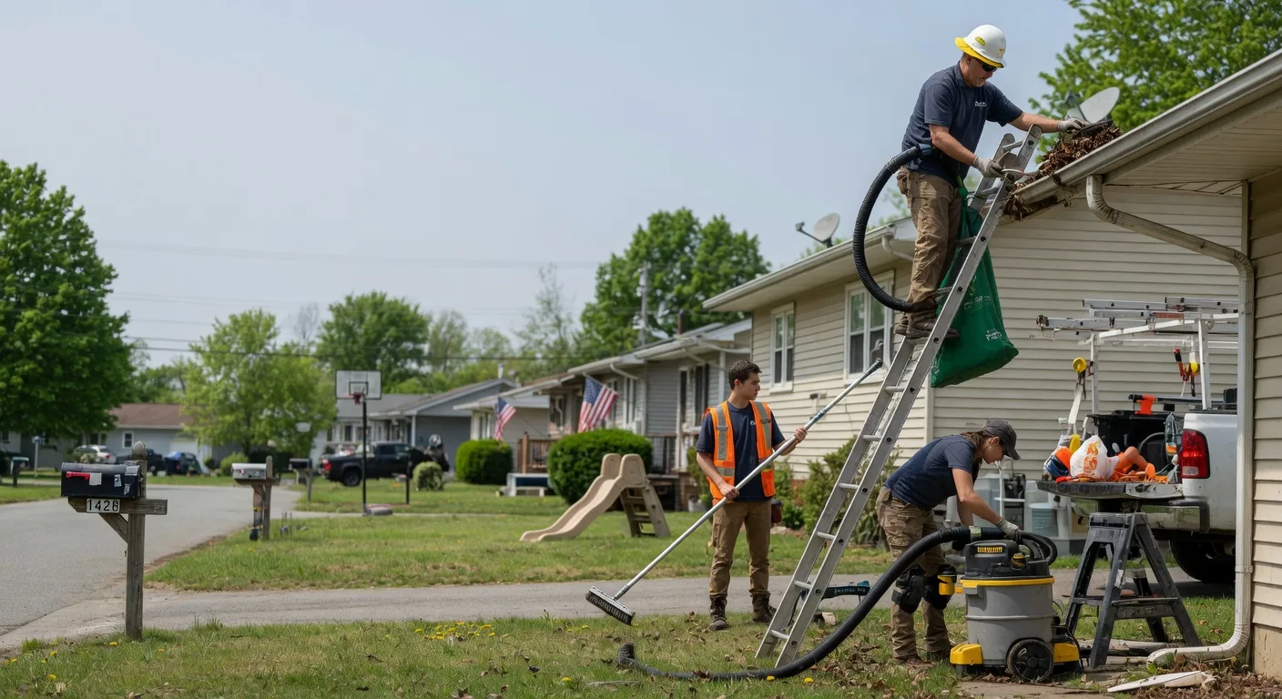 Gutter Installation in Commercial Point, OH near me